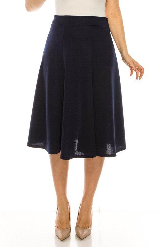 Plus size, paneled, A-line midi skirt - Shop Style & More | Fresh Looks, Everyday Deals & Free Shipping