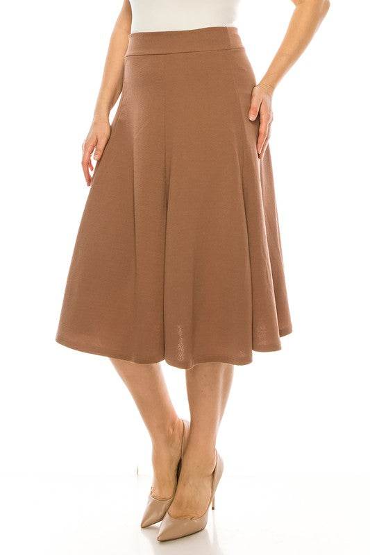 Plus size, paneled, A-line midi skirt - Shop Style & More | Fresh Looks, Everyday Deals & Free Shipping
