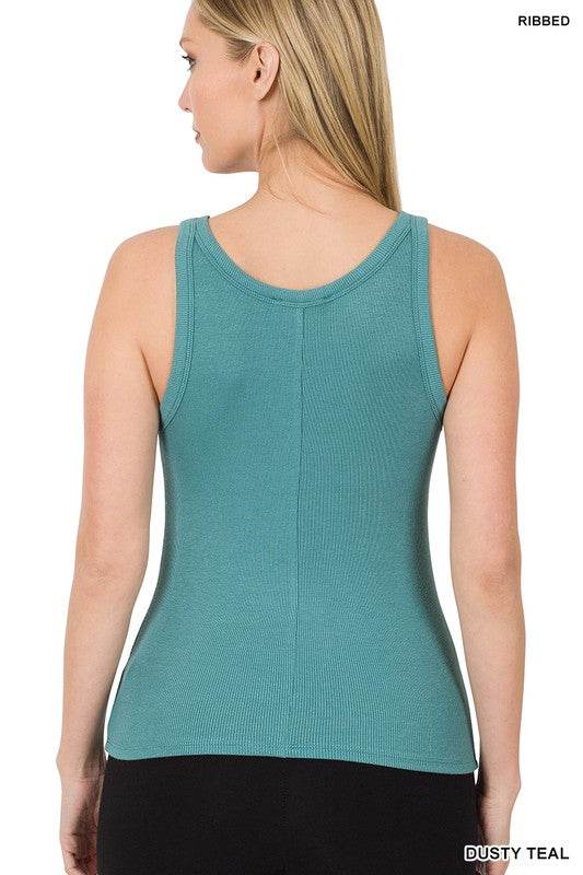 Rayon Ribbed Tank Top - Shop Style & More | Fresh Looks, Everyday Deals & Free Shipping