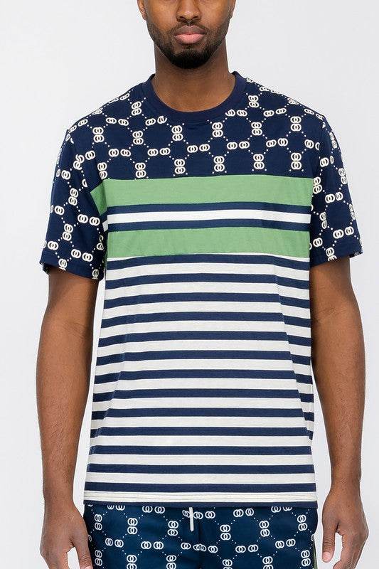 CHAIN LINK PRINT SHORT SLEEVE TSHIRT - Shop Style & More | Fresh Looks, Everyday Deals & Free Shipping