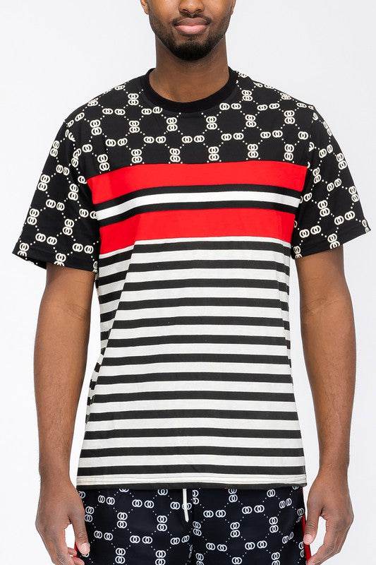 CHAIN LINK PRINT SHORT SLEEVE TSHIRT - Shop Style & More | Fresh Looks, Everyday Deals & Free Shipping