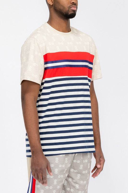 CHAIN LINK PRINT SHORT SLEEVE TSHIRT - Shop Style & More | Fresh Looks, Everyday Deals & Free Shipping