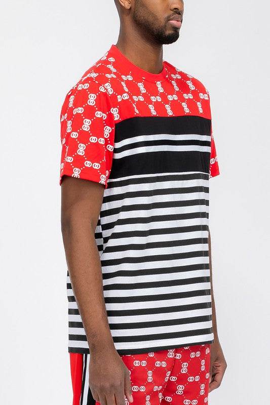 CHAIN LINK PRINT SHORT SLEEVE TSHIRT - Shop Style & More | Fresh Looks, Everyday Deals & Free Shipping