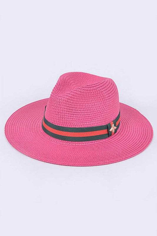 Bee Ribbon Straw Hat - Shop Style & More | Fresh Looks, Everyday Deals & Free Shipping
