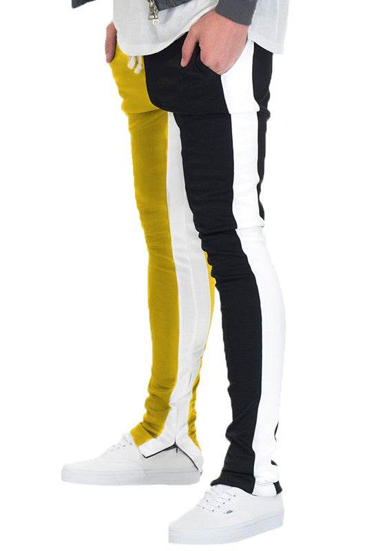 TWO TONE COLOR BLOCK TRACK PANT JOGGER - Shop Style & More | Fresh Looks, Everyday Deals & Free Shipping