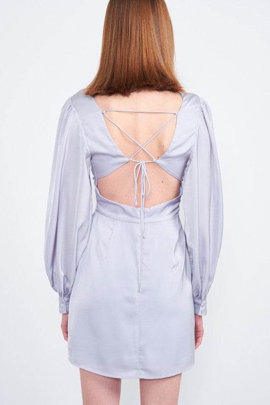 BACK STRAP TULIP MINI DRESS - Shop Style & More | Fresh Looks, Everyday Deals & Free Shipping