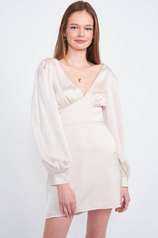 BACK STRAP TULIP MINI DRESS - Shop Style & More | Fresh Looks, Everyday Deals & Free Shipping