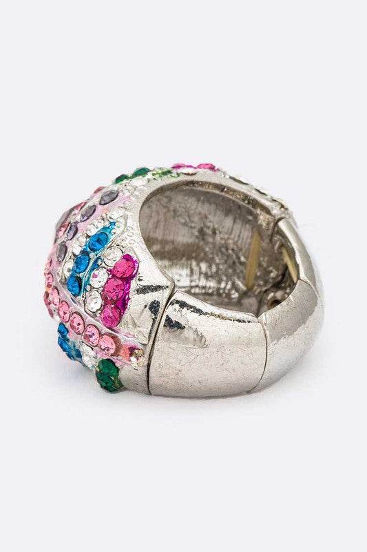 Crystal Feather Stretch Ring - Shop Style & More | Fresh Looks, Everyday Deals & Free Shipping