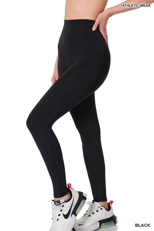 Athletic High Waisted Full Length Leggings - Shop Style & More | Fresh Looks, Everyday Deals & Free Shipping