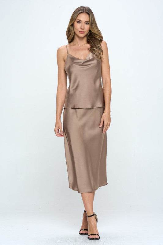 Made in USA Silky Satin Tank Top - Shop Style & More | Fresh Looks, Everyday Deals & Free Shipping