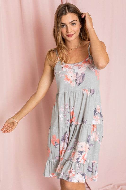 Spaghetti Strap Tiered Midi Dress - Shop Style & More | Fresh Looks, Everyday Deals & Free Shipping
