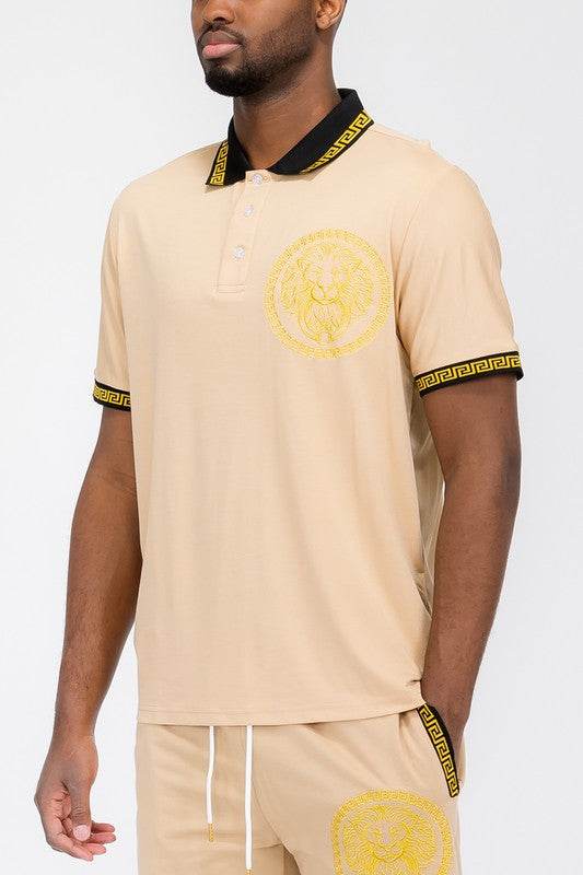 Lion Head Polo Shirt - Shop Style & More | Fresh Looks, Everyday Deals & Free Shipping