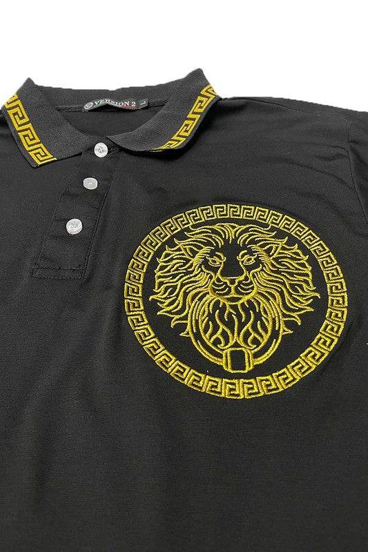 Lion Head Polo Shirt - Shop Style & More | Fresh Looks, Everyday Deals & Free Shipping