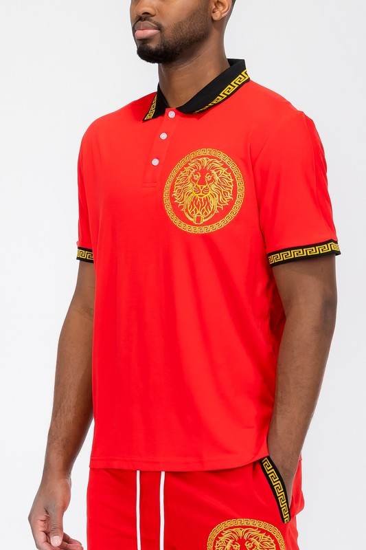Lion Head Polo Shirt - Shop Style & More | Fresh Looks, Everyday Deals & Free Shipping