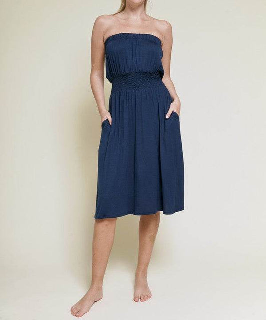 BAMBOO TUBE DRESS KNEE LENGTH - Shop Style & More | Fresh Looks, Everyday Deals & Free Shipping