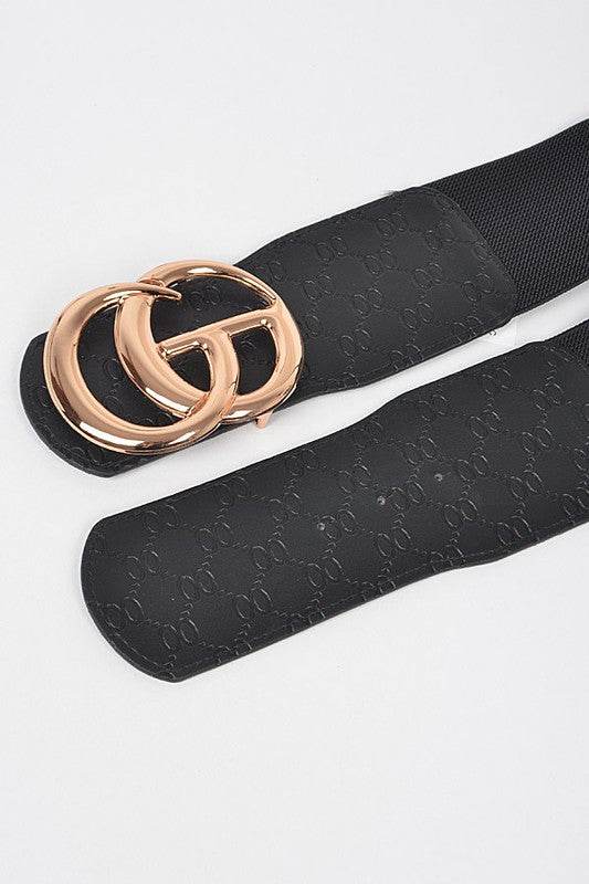 Embossed Logo Elastic Belt - Shop Style & More | Fresh Looks, Everyday Deals & Free Shipping