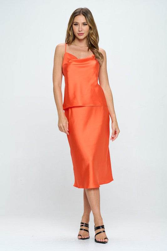 Made in USA Silky Satin Tank Top - Shop Style & More | Fresh Looks, Everyday Deals & Free Shipping