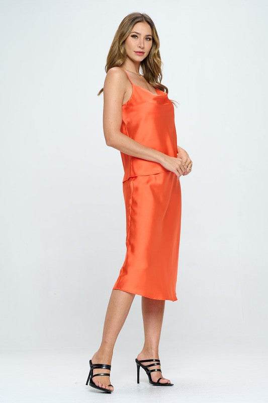 Made in USA Silky Satin Tank Top - Shop Style & More | Fresh Looks, Everyday Deals & Free Shipping