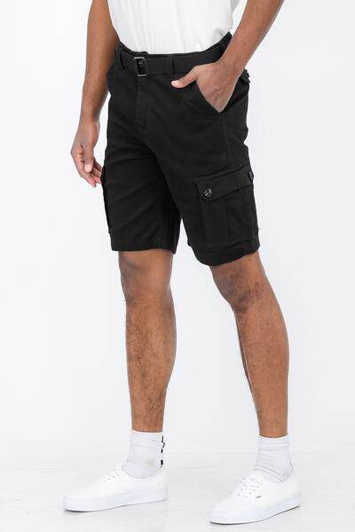 Weiv Mens Belted Cargo Shorts with Belt - Shop Style & More | Fresh Looks, Everyday Deals & Free Shipping