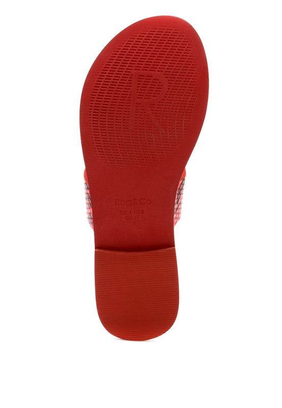 LEONA THONG FLAT SANDALS - Shop Style & More | Fresh Looks, Everyday Deals & Free Shipping