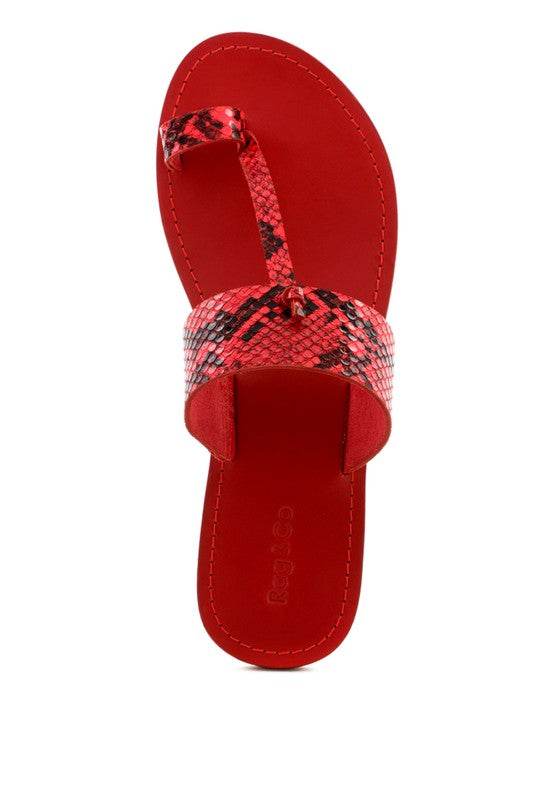 LEONA THONG FLAT SANDALS - Shop Style & More | Fresh Looks, Everyday Deals & Free Shipping