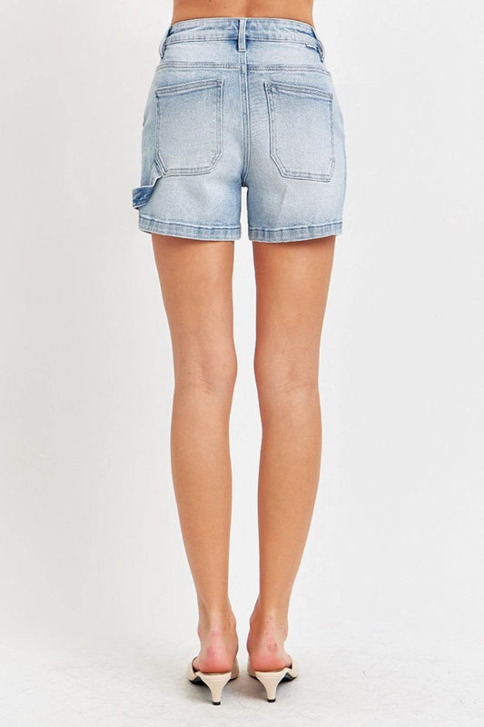 Risen Full Size High Rise Denim Shorts - Shop Style & More | Fresh Looks, Everyday Deals & Free Shipping