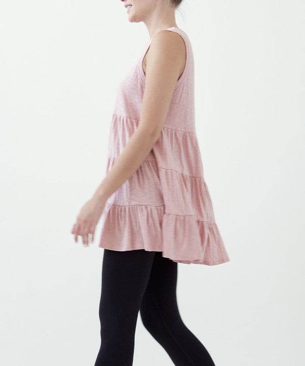 COTTON SLUB BABYDOLL TUNIC DRESS - Shop Style & More | Fresh Looks, Everyday Deals & Free Shipping