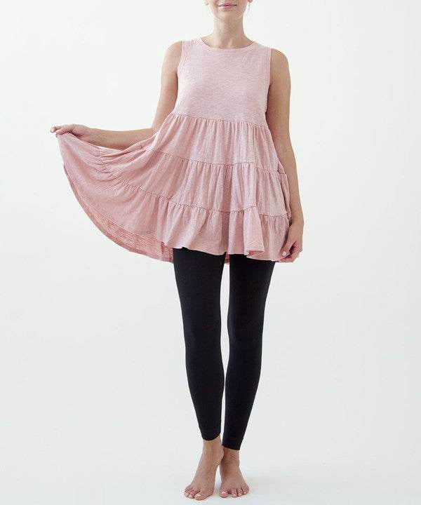 COTTON SLUB BABYDOLL TUNIC DRESS - Shop Style & More | Fresh Looks, Everyday Deals & Free Shipping