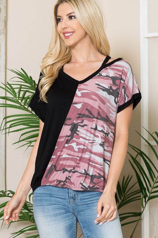 Cold Shoulder Wrap Front Top - Shop Style & More | Fresh Looks, Everyday Deals & Free Shipping