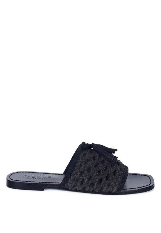 CEDAR HANDWOVEN NATURAL TASSEL FLATS - Shop Style & More | Fresh Looks, Everyday Deals & Free Shipping