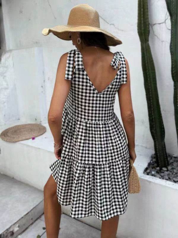 Gingham Ruffle Dress - Shop Style & More | Fresh Looks, Everyday Deals & Free Shipping