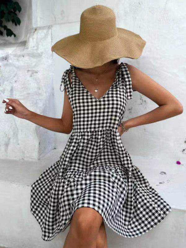 Gingham Ruffle Dress - Shop Style & More | Fresh Looks, Everyday Deals & Free Shipping
