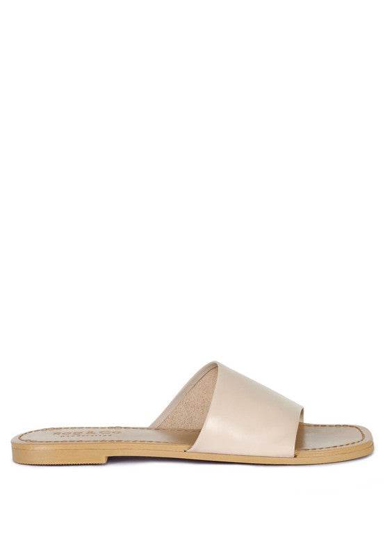 TATAMI LEATHER CLASSIC SLIDE FLATS - Shop Style & More | Fresh Looks, Everyday Deals & Free Shipping