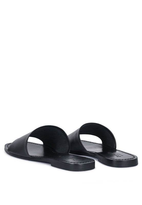 TATAMI LEATHER CLASSIC SLIDE FLATS - Shop Style & More | Fresh Looks, Everyday Deals & Free Shipping