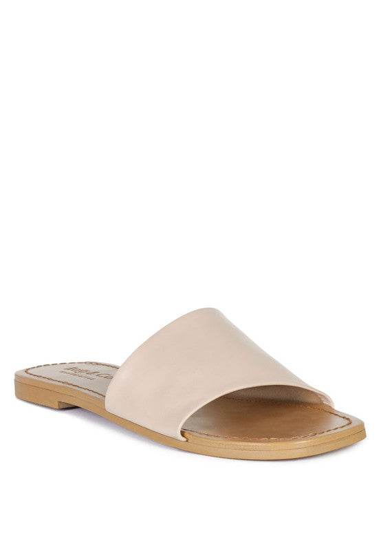 TATAMI LEATHER CLASSIC SLIDE FLATS - Shop Style & More | Fresh Looks, Everyday Deals & Free Shipping