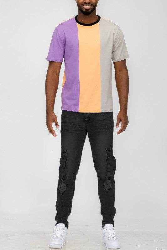 Weiv Mens Color Block T Shirt - Shop Style & More | Fresh Looks, Everyday Deals & Free Shipping