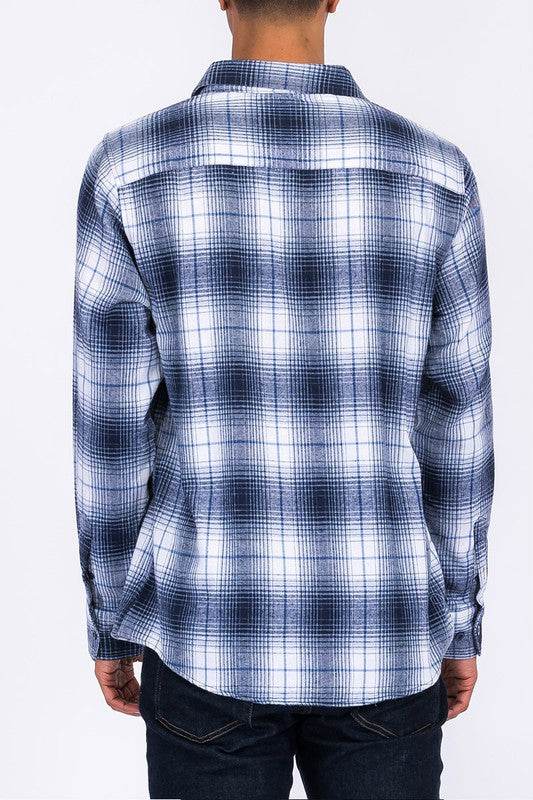 Regular Fit Checker Plaid Flannel Long Sleeve - Shop Style & More | Fresh Looks, Everyday Deals & Free Shipping