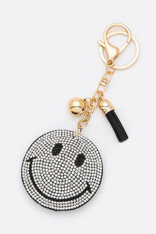 Smily Face Rhinestone Pillow Key Chain - Shop Style & More | Fresh Looks, Everyday Deals & Free Shipping