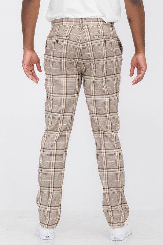 Weiv Mens Plaid Trouser Pants - Shop Style & More | Fresh Looks, Everyday Deals & Free Shipping