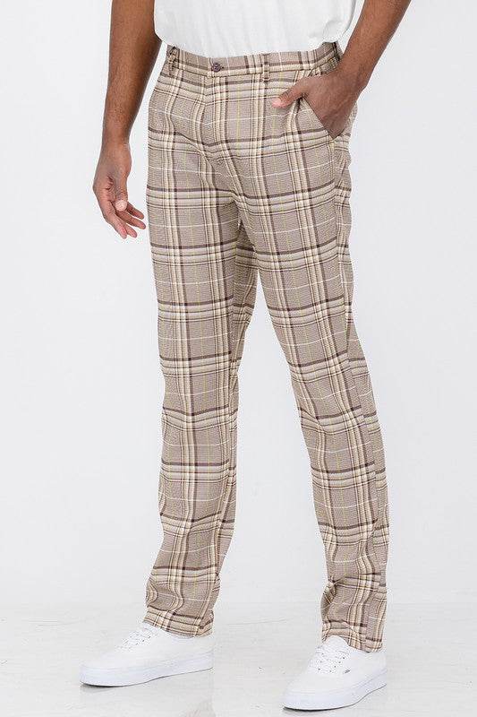 Weiv Mens Plaid Trouser Pants - Shop Style & More | Fresh Looks, Everyday Deals & Free Shipping