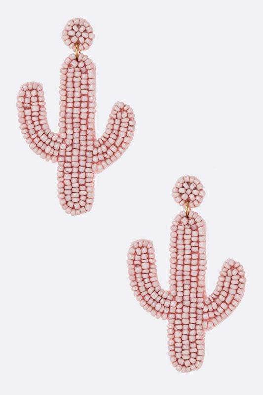 Beaded Cactus Iconic Earrings - Shop Style & More | Fresh Looks, Everyday Deals & Free Shipping