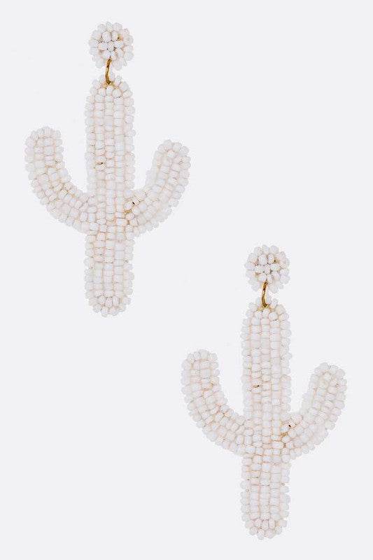Beaded Cactus Iconic Earrings - Shop Style & More | Fresh Looks, Everyday Deals & Free Shipping