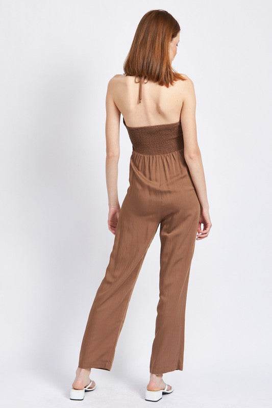 BANDEAU HALTER NECK JUMPSUIT - Shop Style & More | Fresh Looks, Everyday Deals & Free Shipping