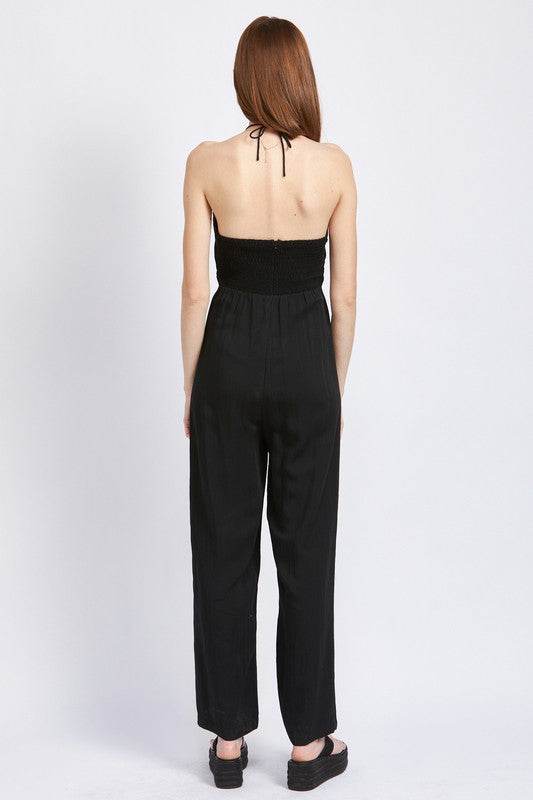BANDEAU HALTER NECK JUMPSUIT - Shop Style & More | Fresh Looks, Everyday Deals & Free Shipping