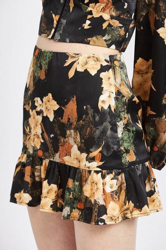 HIGH WAIST MINI RUFFLED SKIRT - Shop Style & More | Fresh Looks, Everyday Deals & Free Shipping