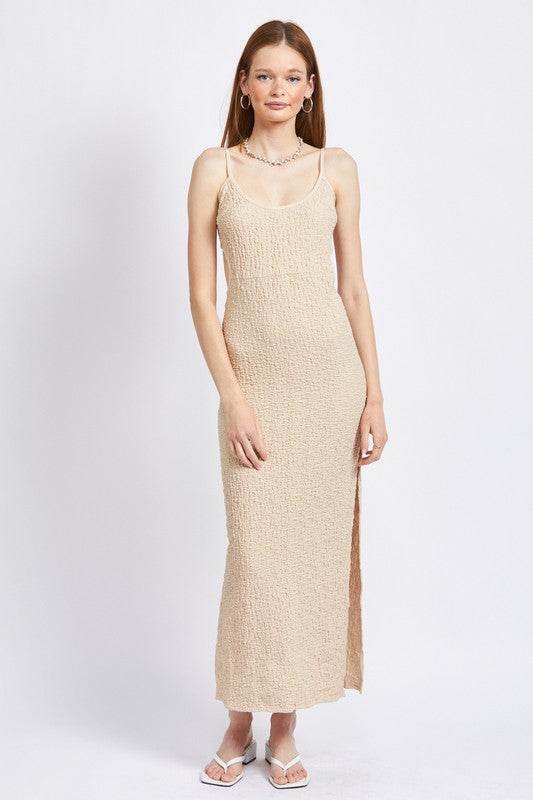 SPAGHETTI STRAP OPEN BACK MIDI DRESS - Shop Style & More | Fresh Looks, Everyday Deals & Free Shipping