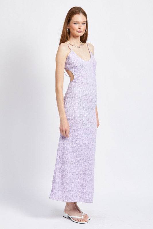 SPAGHETTI STRAP OPEN BACK MIDI DRESS - Shop Style & More | Fresh Looks, Everyday Deals & Free Shipping