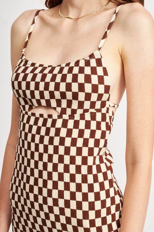 SPAGHETTI STRAP MINI PLAID DRESS - Shop Style & More | Fresh Looks, Everyday Deals & Free Shipping