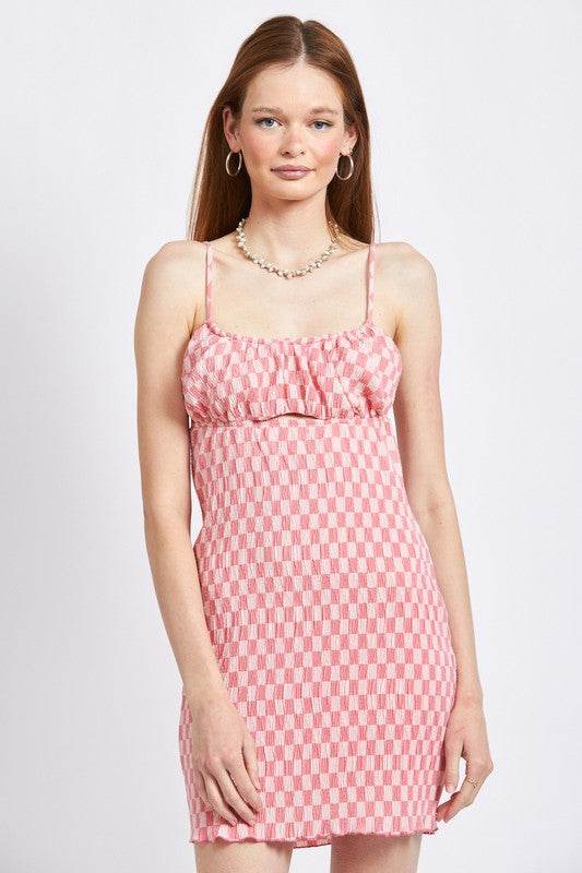 SPAGHETTI STRAP MINI PLAID DRESS - Shop Style & More | Fresh Looks, Everyday Deals & Free Shipping