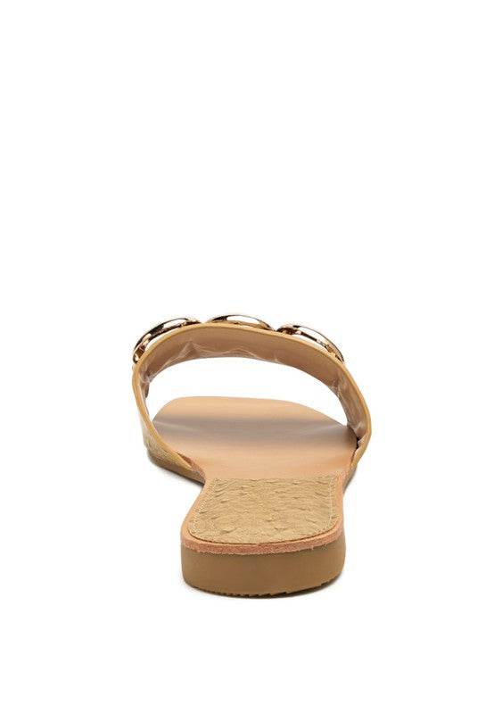MADELEINE METAL RINGS FLAT SLIDES - Shop Style & More | Fresh Looks, Everyday Deals & Free Shipping